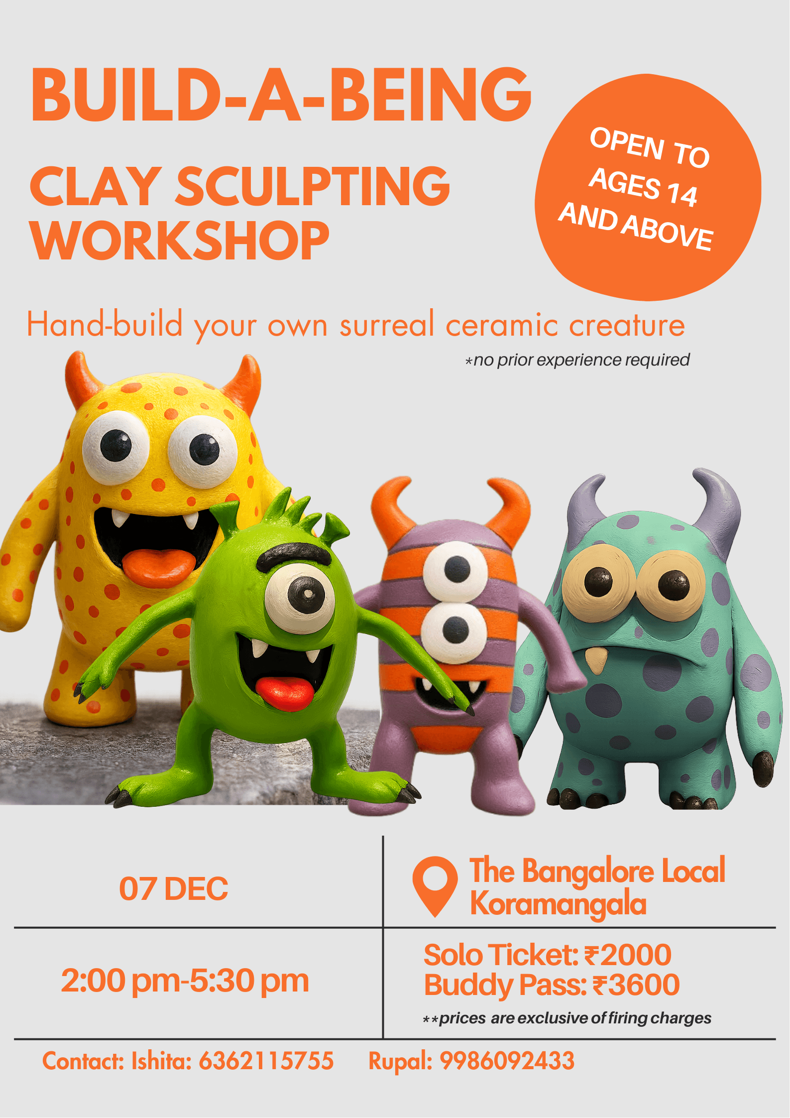 Build- A- being: Clay sculpting workshop  event