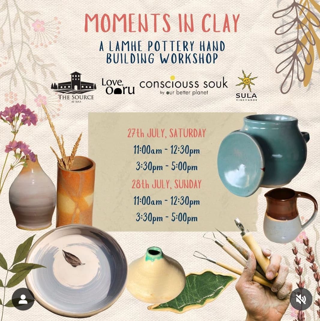 Moments in Clay: A Lamhe Pottery Hand-building workshop event